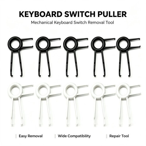 2 in 1 Keyboard Keycaps  Puller Opener Universal Keycap Shaft Remover Button Extractor Keyboards Accessories Kit 2