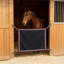 Horse Stall Door Guard Horse Barn Fence ProtectorHeavy-Duty Adjustable Strap Buckle Barrier for Safe Equine Containment