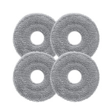 For Rotating Mop Cloth for Saros 10R & Saros Z70 Robot Vacuum Cleaner, 4PCS High-Absorbency Microfiber