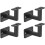 1set Supporto per Corrimano Regolabile Supporto per Parete Accessori per Corrimano Nero per Scale 3