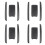 12X Armrest Box Covers Carbon Fiber Car Central Armrest Decorative Modification for   10Th 2016-2019 2