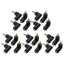 20Pcs 5.5x2.1mm Female to 4.0x1.7mm Male Power Adapter Connector - Right Angle 90 Degree Conversion Plug