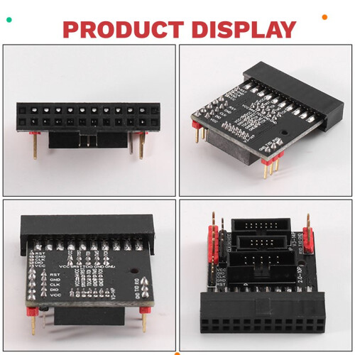 SWD Adapter Board STDC14 to 2.54mm JTAG/SWD Breakout Board for ST-Link V3  Debugger STM32 Programming Accessory 1