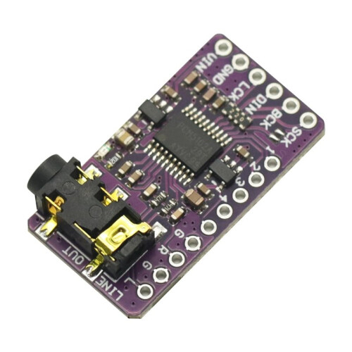 5 Stück PCM5102A DAC-Decoder, Digitale Audio-DAC-Decoderplatine im PHAT-Format, IIS-Player-Modul für Raspberry Pi 1