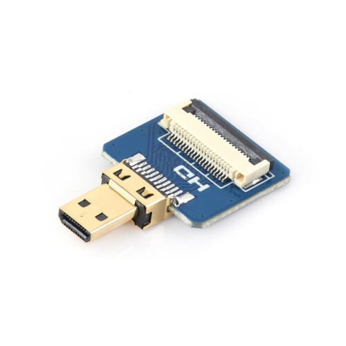 1 Adaptador Compatible con  para Cable FFC DIY, Conector Vertical Microhorizontal para Raspberry Pi Horizontal