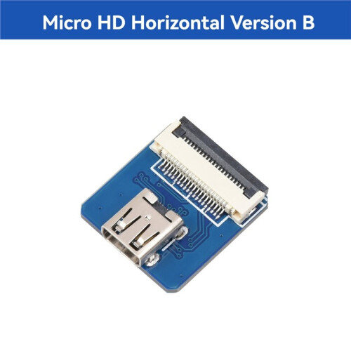 1 Adaptador Compatible con  para Cable FFC DIY, Conector Vertical Microhorizontal para Raspberry Pi Horiz. (B) 1