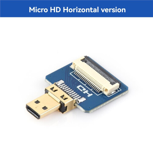 1 Adaptador Compatible con  para Cable FFC DIY, Conector Vertical Microhorizontal para Raspberry Pi Horizontal 1