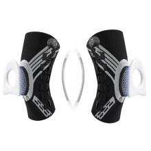 Professionelle, Verstellbare Knieschoner mit Drehknopf, Dünne Sport-Kniebandage, Verstellbare Kniebandage für Laufen und Basketball, Größe M