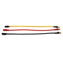3PCS RC Motor/ESC Extension Cable 20CM 3.5mm/4.0mm Banana Plug Connector for RC Drone Car Plane Model 3.5mm