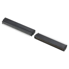 Card Connector Black Socket Straight Connection 62 Pin Earless Set, for PCB Circuit Board, Game Console, Pack of 2