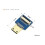 1 Adaptador Compatible con  para Cable FFC DIY  Conector Horizontal Vertical para Raspberry Pi Horizontal 6