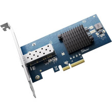 10Gb PCIe NIC Network Card, for 82599EN SFP+, X520-DA1 Compatible, Single-Port 10GbE Adapter for NAS and Servers