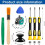 Joystick Replacement Kit with Screwdrivers for Controller, High-Precision Sensor Repair Set, Easy DIY Fix 6