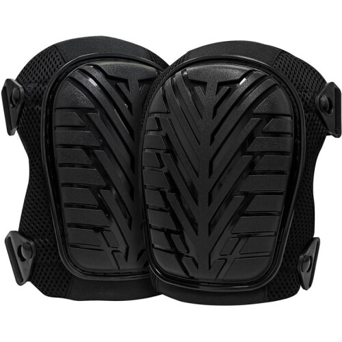 Work Knee Pads TPE Shield Gel Core 1 Pair Breathable Mesh Hard Shell,Breathable 3D Mesh,for Construction,Gardening