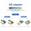Adaptador Compatible con  para Cable FFC DIY con Conector Horizontal/Vertical para Raspberry Pi Horizontal 2