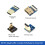Adaptador Compatible con  para Cable FFC DIY con Conector Horizontal/Vertical para Raspberry Pi Horizontal 4