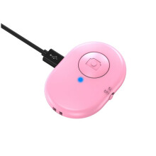 Wireless Remote Controller Rechargeable Self-Timer Selfie Stick Shutter Release Button for IOS Android