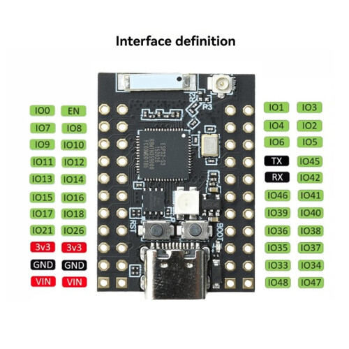 ESP32-S3-N16R8  Development Board Dual-Core MCU Module 16MB WiFi  5.0 Support AI Development 2