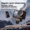 Magnetic Quick Release Mount for  Osmo Action 5/6 Universal Two Claw & 1/4" Thread Dual Interface Adapter B 3