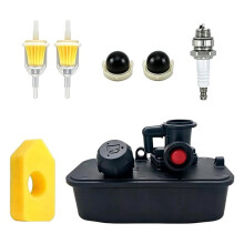 494406 498809 498809A Fuel Tank 795477 Carburetor Kit, Suitable for Most 09J000 09L000 09S000 09T000 Lawn Mower Engines