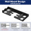 Table Tennis Paddle Holder Table Tennis Paddle Wall Mount Shelf Rack Table Tennis Racket Display Black 6