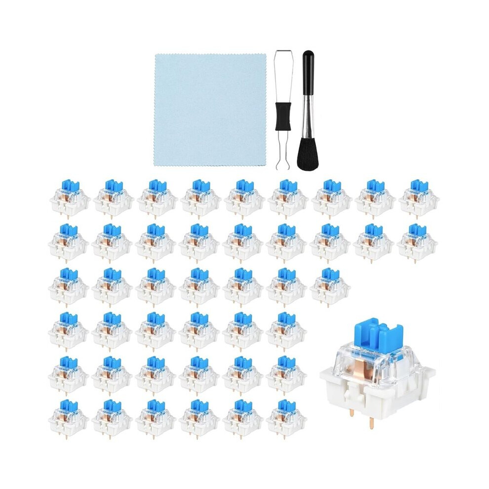 90 Pcs 3D Printer Clicker Set, Clicky Keyboard Switches 3D Printing Projects, 3Pin Switches, Diy Clicker Parts