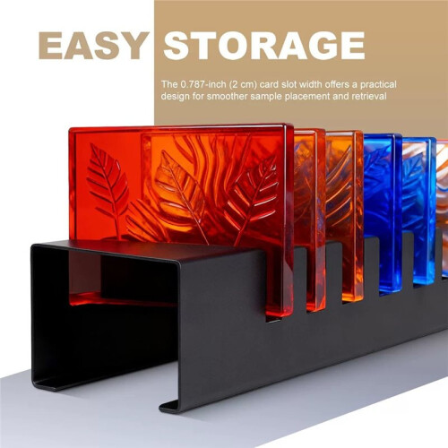 Standing Tile Sample Holder Iron Display Shelf for Ceramic Tile Store Floors and Countertop Presentation 1