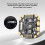 100A PDB Board 8-Channel 12S V3 Power Distribution Board GH1.25 Connector -Board 3-BEC for Flight Controller 4