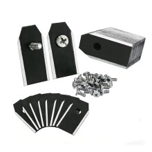 30Pcs Carbon Steel Robotic Lawn Mower Blades with Screws - Universal Replacement for Auto Mower