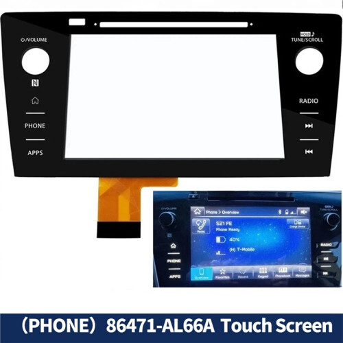 For  Legacy Outback 2018-2019 Radio Replacement Touch Screen Digitizer(PHONE)86471-AL66A 86471-AL65A 1