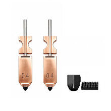 0,4-mm-Hotend-Düsen für FlashforGe AD5X - Schnellwechsel-Düsenset Aus Gehärtetem Stahl - Schnellheizende 3D-Druckerteile