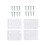 4pcs Cooler Hinges Cooler Plastic Hinges with Screws Cooling Replacement Parts Kit for Ecooler Cooler 1