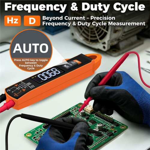 Digital Clamp Meter Multimeter 100A 6000 Digits TRUE RMS High Accuracy Capacitance NCV Ohm Hz Voltage Tester 2