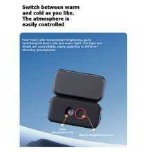 LM25 Quick Release Light for Osmo Action 6/ Small-Area Magnetic Fill Lighting Outdoor Hiking Vlogging