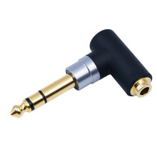 6.35mm Male to 4.4mm Female Audio Jack Adapter for Guitars, Headphones, Speakers, Microphones and Mixing Consoles