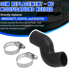 Engine Cover Rubber Hose with Clamps 8M0039077 for Mercury Outboards 110HP-150HP 4-Stroke Air Filter Box Pipe 832078