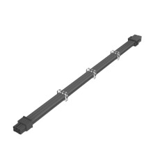 18AWG GPU 6P Extension Cable PICE Card Extension Cable Tinned Copper ATX Power Cable 30cm Black