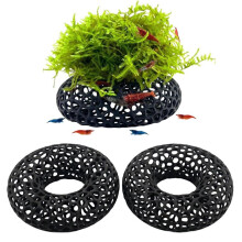 Räkgrotta för Mossa och Växter, 2-Pack Akvarieskjul för Neocaridina, Körsbärsräkor och Dvärgräkor, Dekor för Ormbunkar