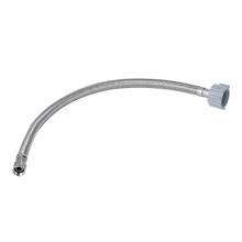 Connettore per Tubo di Alimentazione 'Acqua del WC da 16", Filettatura Femmina A Compressione da 3/8" X Filettatura Femmina A Galleggiante da