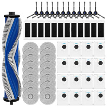 Accessoires Compatibles avec le T30s Pro - Filtre de Brosse Latérale Principale et Lingette de Rechange
