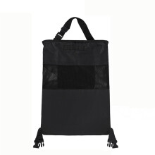 Push Cart Storage Bag with External Tee Holders, Push Cart Net Mesh Storage Bag with Zipper