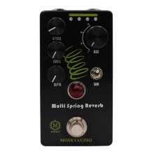 MOSKYAUDIO MULTI SPRING REVERB Guitar Effect Pedal with 4 Models True Bypass Vintage Voiced Reverb Analog/Digital Spring Reverb