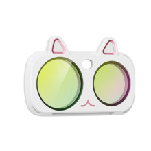 Cold Mist Rose Filter for Ultra Magnetic Icy Rose Effect Cat Ear Filter for Action Camera White