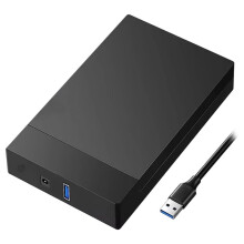 USB 3.0 3,5 Inch Externe Harde Schijfbehuizing met Ondersteuning voor 10TB HDD'S, Snelle Adapter voor Pc en Laptop, EU-Stekker