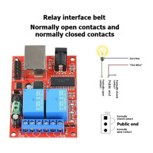 DC5-24V 2 Channel Ethernet Relay Module TCP UDP Web Server Cloud Remote Control Timer Network Controller
