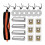 Replacement Part for Robot Vacuum, Compatible H50 PRO/OV42GL, Roller Side Brush Filter Mop Cloth Dust Bag Kit. 1
