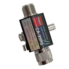 Coaxial Surge Arrester, CA-35RS 0-2500MHz 50 Ohms Surge Protector Male to Female UHF Connector