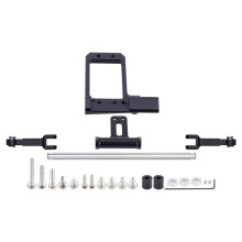 Upgrade Your RC Crawler: Metal BTA Servo Mount Steering Linkage Kit for VP VS4-10 Portal Axle Black