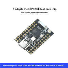 ESP32-S3-N16R8 Development Board Dual-Core MCU Module 16MB WiFi 5.0 Support AI Development