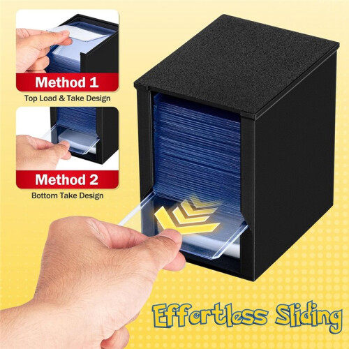 Game Trading Card Holder Deck Box for Board Card Decks , Stackable Card Storage Box with Dustproof Lid 1